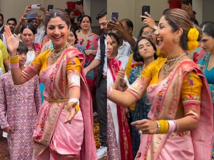 shilpa-shetty-ने-धूम-धाम-से-किया-गणपति-बप्पा-का-विसर्जन,-ढोल-नगाड़ों-की-थाप-पर-नाचती-दिखीं-एक्ट्रेस