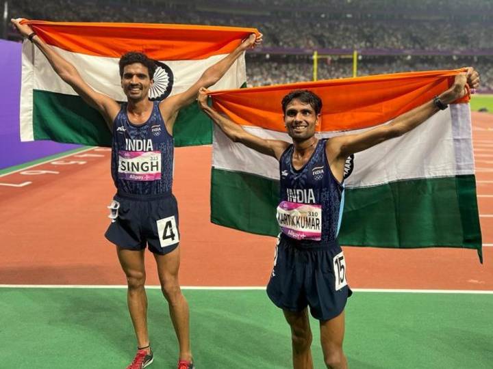 asian-games-2023:-10-हजार-मीटर-रेस-में-भारत-के-हाथ-लगे-दो-मेडल,-कार्तिक-और-गुलवीर ने रचा इतिहास