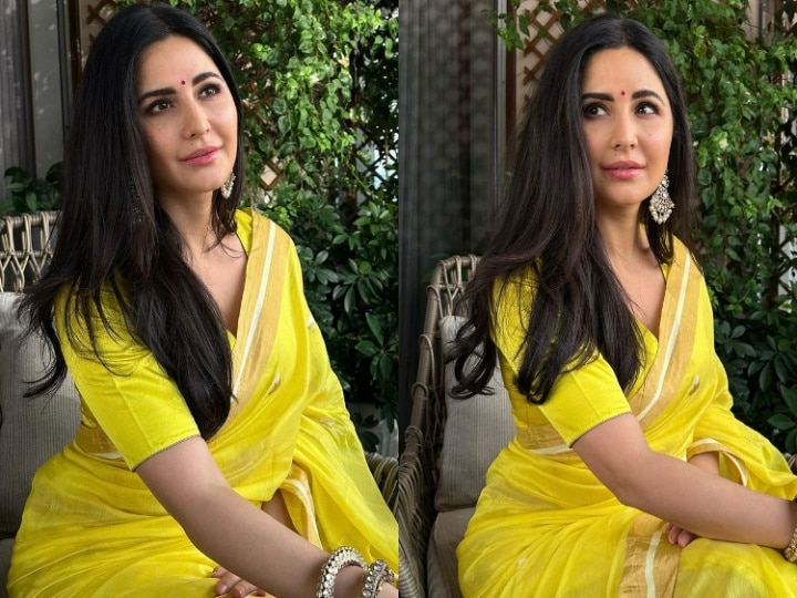 katrina-kaif-pics:-माथे-पर-बिंदी-लगाकर-येलो-साड़ी-में-कहर-ढहाती-दिखीं-कैटरीना-कैफ,-खूबसूरती-देख-बेस्टी-आलिया-ने-किया-ये-कमेंट